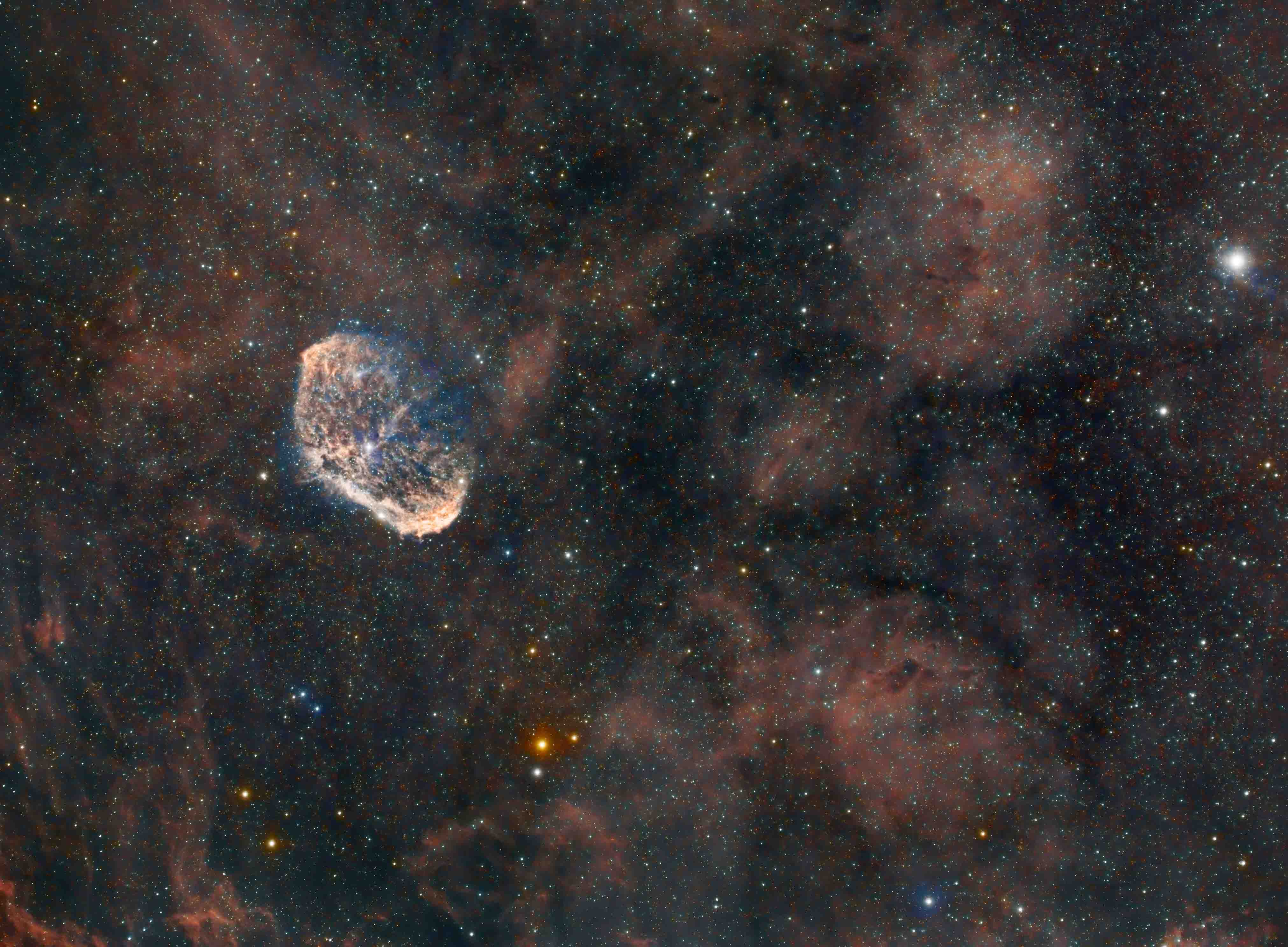 The Crescent nebula